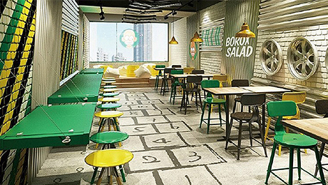 Brooke salad布鲁克沙拉连锁IP形象设计品牌店面设计