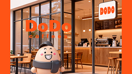 DODO咖啡店IP形象设计品牌全案设计案例